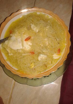Foto resep Bihun kari ayam pedas