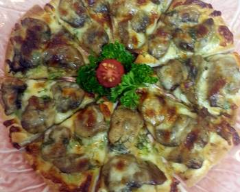 New Recipe Herbed Mushroom Mini Pizza Appetizers Very Delicious