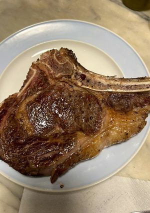 Foto di Costata perfetta nel BBQ KAMADO (oppure in forno)