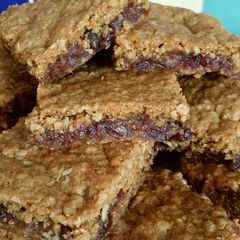 A picture of Vickys Date & Raisin Squares, GF DF EF SF NF.
