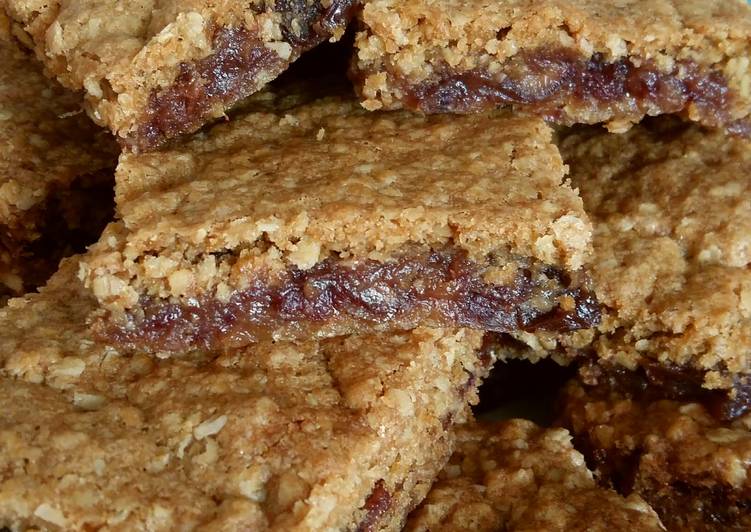 Recipe of Favorite Vickys Date & Raisin Squares, GF DF EF SF NF