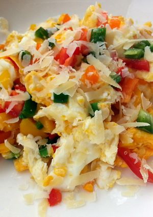 A picture of Jalepeno Scramble Eggs.