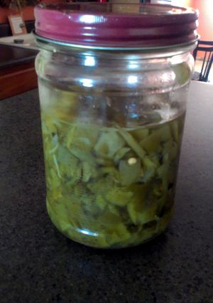 A picture of Easy, But Flavorful Pickled Peppers & Chili's.