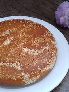 عکسی از دستور کیک کنجدی به سبک خودم