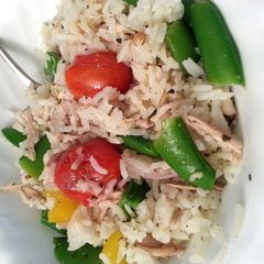 A picture of Greek Lemon Chicken Rice.