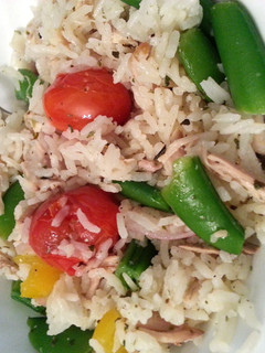 A picture of Greek Lemon Chicken Rice.