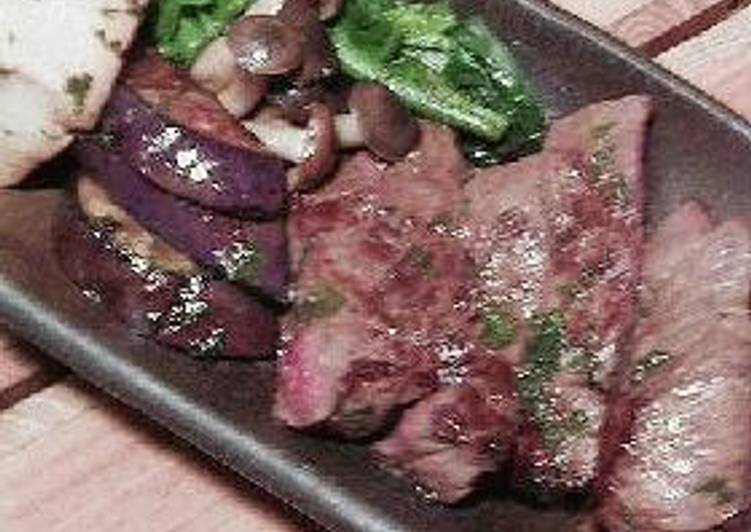 Easiest Way to Prepare Ultimate Japanese-style Beef Steak