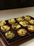 Low carb veggie egg muffin