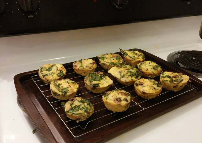 Low carb veggie egg muffin