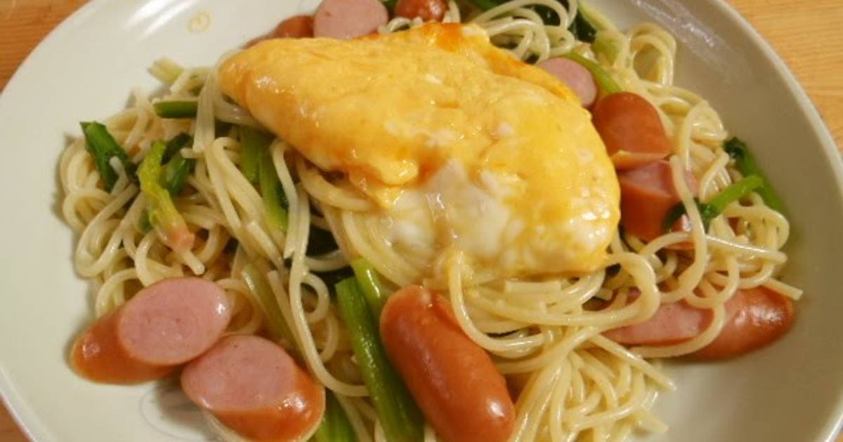 Popeye Pasta Made in One Frying Pan Recipe by cookpad.japan Cookpad