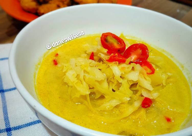 Kubis Kuah Santan Kuning