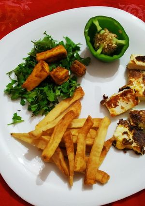 सिज़्ज़लेर प्लेट (Sizzler plate recipe in Hindi) रेसिपी मुख्य फोटो