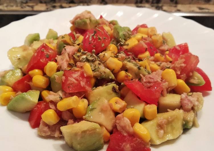 Ensalada express de aguacate