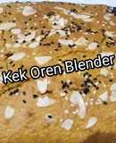 Kek Oren blender sukatan cawan