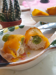 狗狗鮮食~南瓜旗魚捲 的食譜成品照片