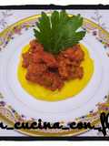 Polenta con Ragù di Salsiccia alla Siciliana