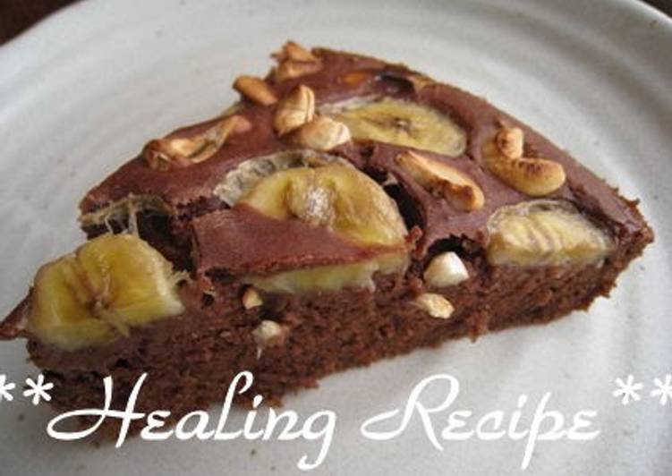 Easiest Way to Make Speedy Banana Nut Cocoa Cake Made with Whole Wheat Flour