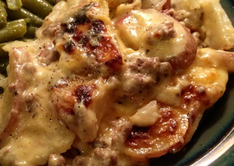 Recipe of Award-winning Cheesy Meat &amp; Potatoes