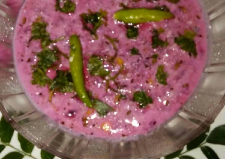 Simple Way to Prepare Favorite #beat root chutney