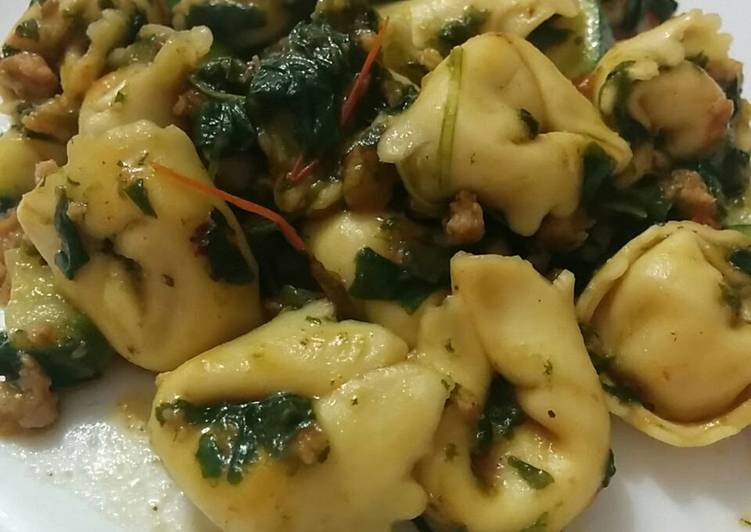 Simple Way to Make Super Quick Homemade Garden Tortellini