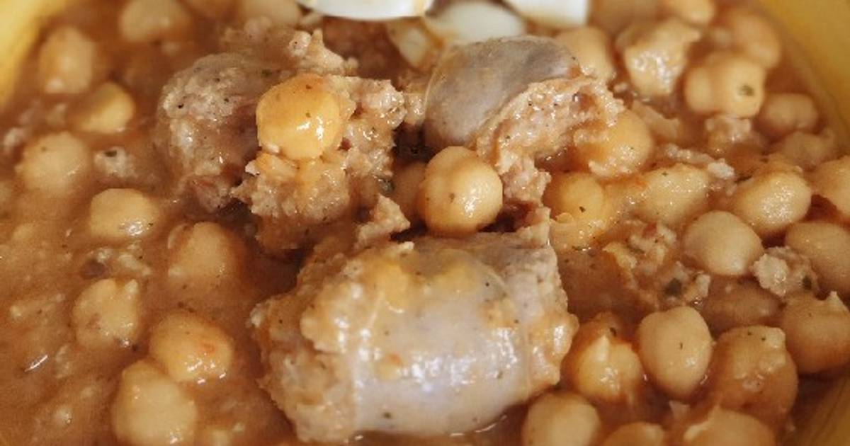 Garbanzos a la catalana Receta de Encarna Pérez (La Cocina De Encarni