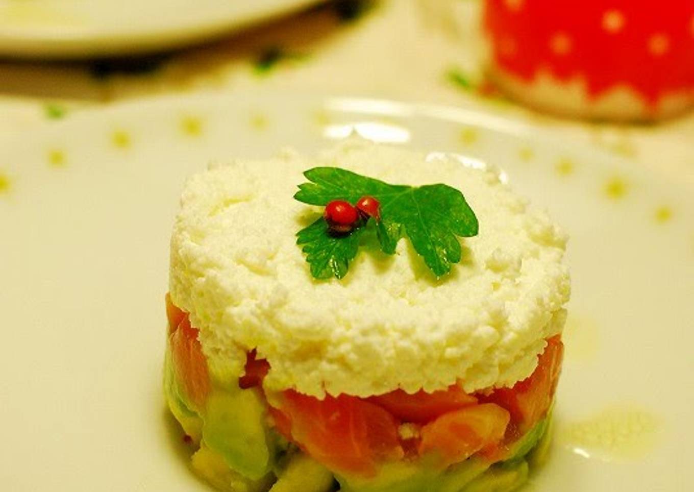 Christmas Salmon and Avocado Salad
