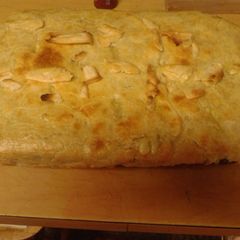 A picture of Nickie's homemade chicken pot pie.
