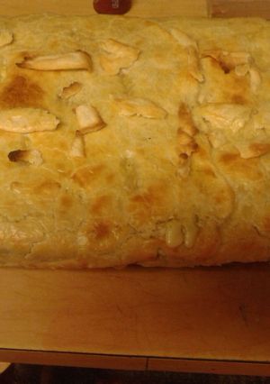 A picture of Nickie's homemade chicken pot pie.