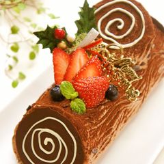 A picture of Bûche de Noël For Christmas.