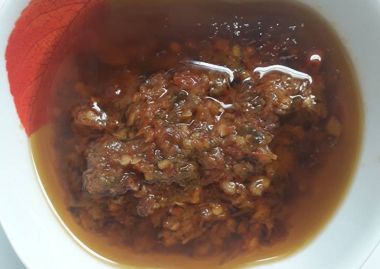 Cara Gampang Membuat Sambal korek super pedes bikin jontor yang Bisa Manjain Lidah