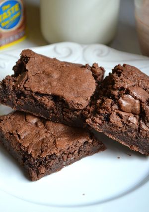 Una foto de Brownies fáciles de Nesquik