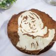 Cake Ketagih (Cake lukis dengan bubuk coklat) - Tanpa tepung terigu