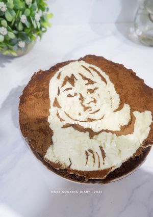 Foto resep Cake Ketagih (Cake lukis dengan bubuk coklat) - Tanpa tepung terigu