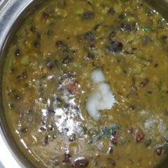 A picture of Dhaba style daal.
