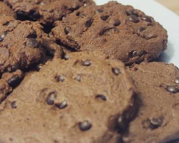 The New Way Making Recipe Double Choco Cookies Yummy
