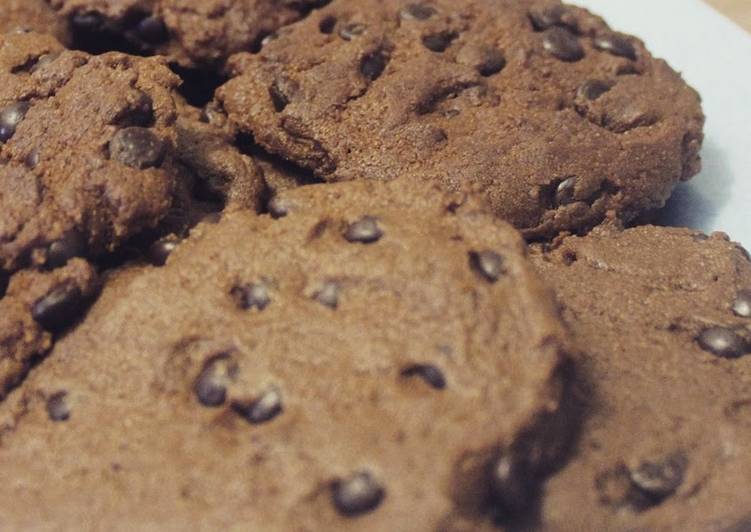 Recipe of Homemade Double Choco Cookies