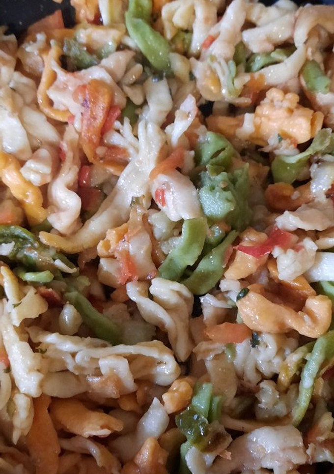 Una foto de Pasta "ropa vieja" de verduras