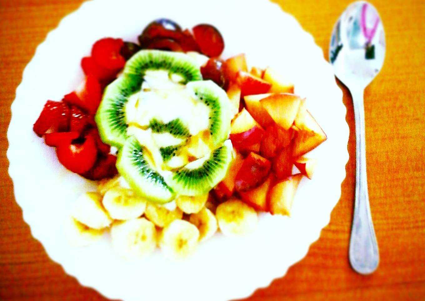 yogurt and fruit