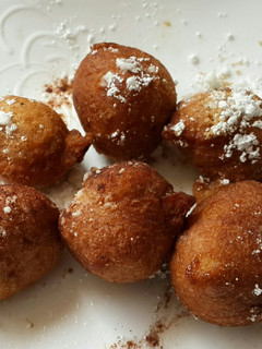 A picture of Mini Banana Donut Holes.