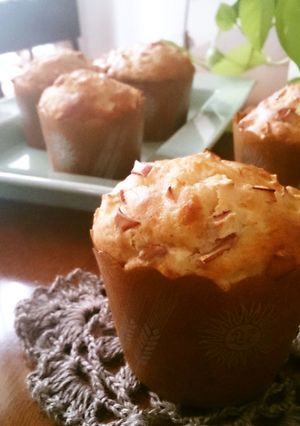 A picture of One Bowl Pancake Mix Apple Muffins.