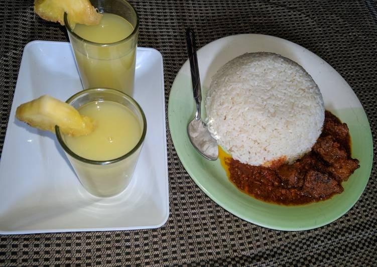 Recipe of Any-night-of-the-week Rice and beef stew