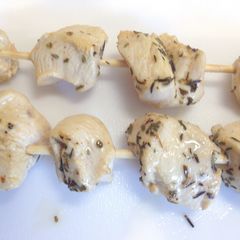 A picture of Brochettes de Poulet.