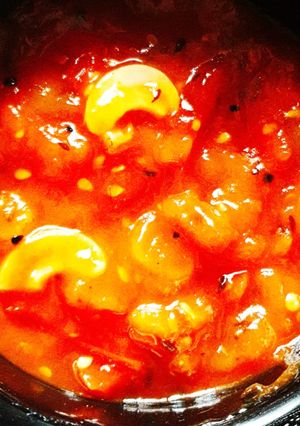 A picture of Tomato chutney bengali style.