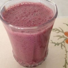 A picture of Mulberry corriander Lassi.