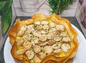 Une photo de Croustillant de boudin blanc à la truffe de Cyril Lignac 😋
