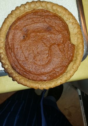 A picture of Sweet potato pie.