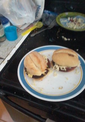 A picture of Up scale taylor ham and cheese.