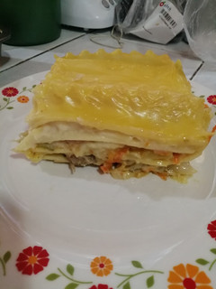 Una foto de Lasaña vegetariana