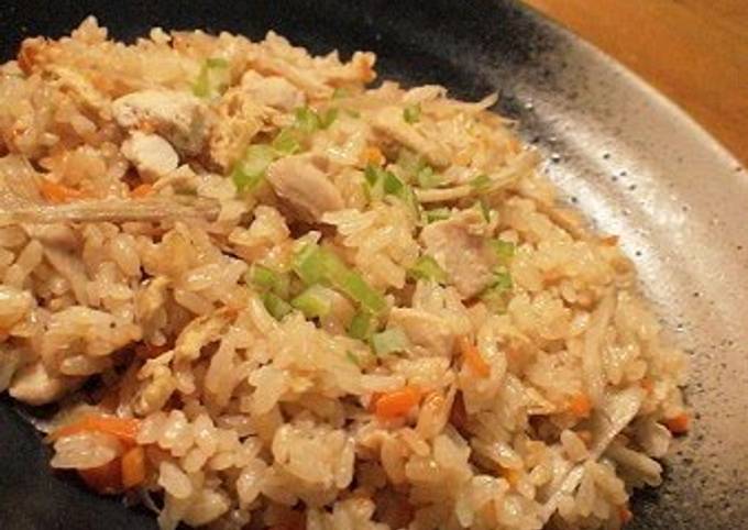 Easy & Delicious Rice with Chicken and Burdock Root