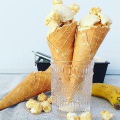 Banana Custard Gelato A picture of Banana Custard Gelato.